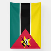 Mozambique vlag spandoek (Verticaal)