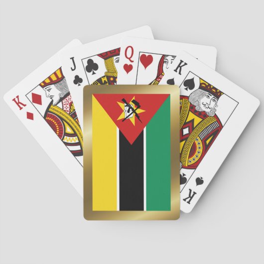 Mozambique Vlag Speelkaarten (Achterkant)