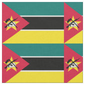 Mozambique vlag stof (Close Up)