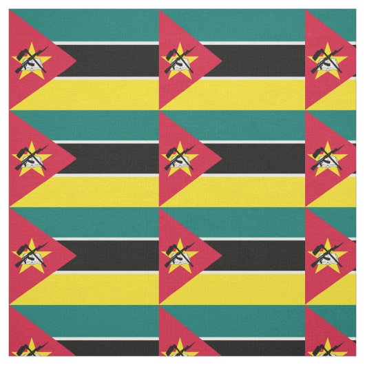 Mozambique vlag stof (Swatch)