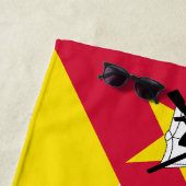 Mozambique vlag strandlaken (In situ)