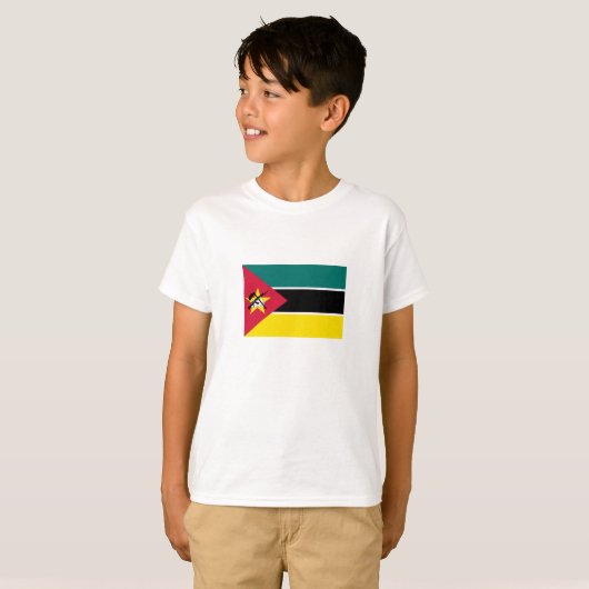Mozambique vlag t-shirt (Voorkant volledig)