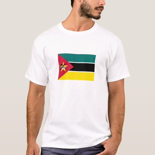 Mozambique vlag t-shirt (Voorkant)