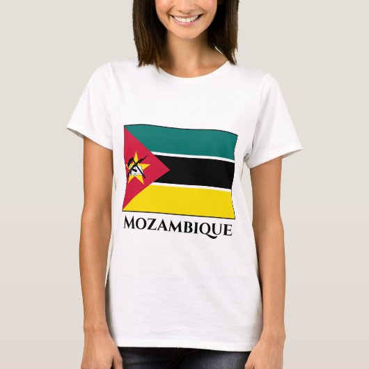 Mozambique vlag t-shirt (Voorkant)