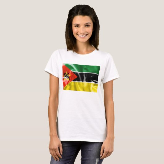 Mozambique vlag t-shirt (Voorkant volledig)
