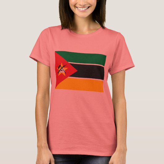 Mozambique Vlag T-shirt (Voorkant)