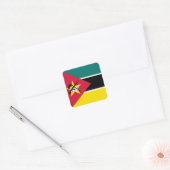 Mozambique vlag vierkante sticker (Envelop)