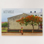 mozambique vlam legpuzzel (Horizontaal)