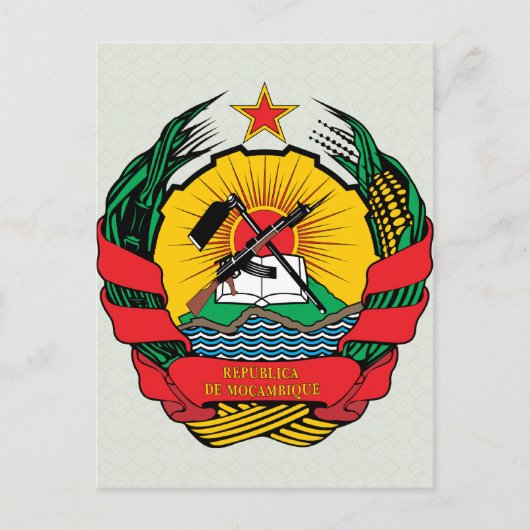 Mozambique wapenstilstand briefkaart (Voorkant)