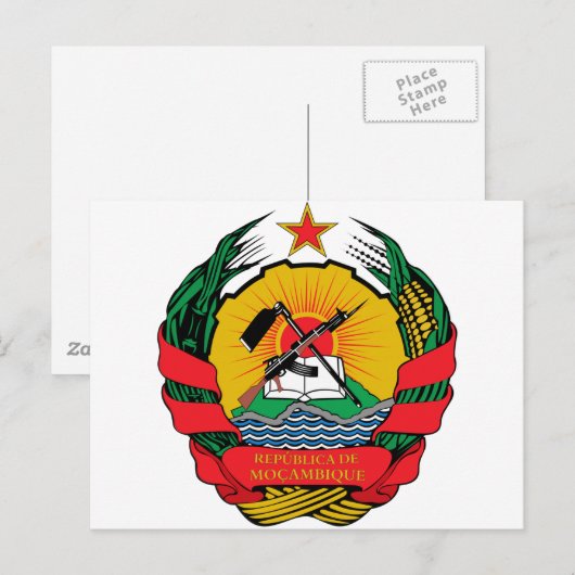 Mozambique wapenstilstand briefkaart (Voorkant / Achterkant)