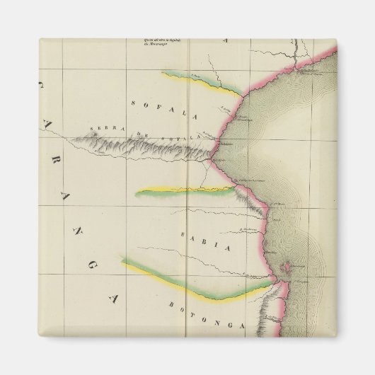 Mozambique, Zimbabwe 49 Magneet (Voorkant)