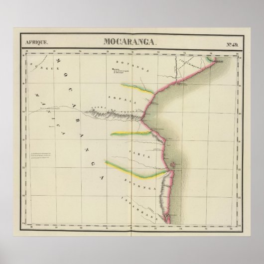 Mozambique, Zimbabwe 49 Poster (Voorkant)