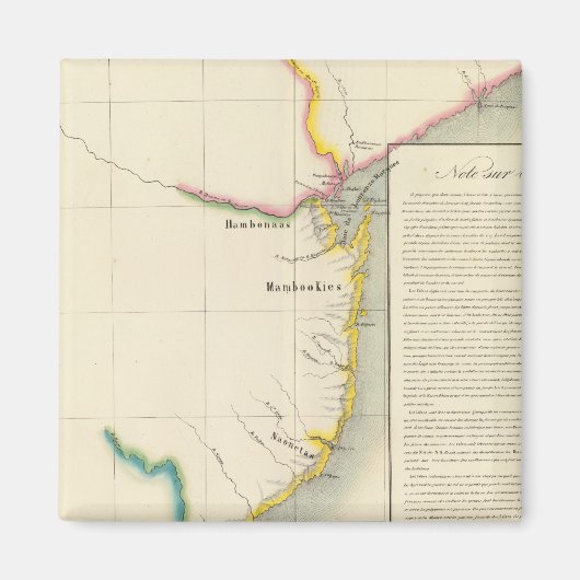 Mozambique, Zuid-Afrika 52 Magneet (Voorkant)