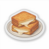 Mozarella bij Carrozza Sticker (Voorkant)