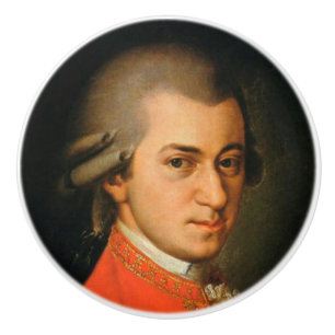 MOZART 1-1/2 inch keramische trekknop Knop