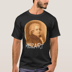Mozart Art Cute klassieke Music Lover T-shirt