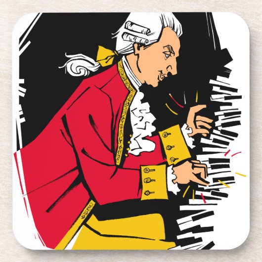 Mozart Bier Onderzetter (Voorkant)