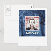 Mozart briefkaart (Voorkant / Achterkant)