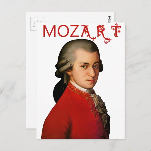 mozART Briefkaart (Voorkant / Achterkant)