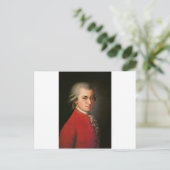mozart briefkaart (Staand voorkant)
