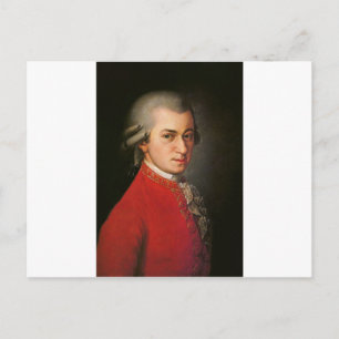 mozart briefkaart