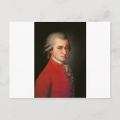 mozart briefkaart (Voorkant)