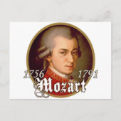 Mozart Briefkaart (Voorkant)