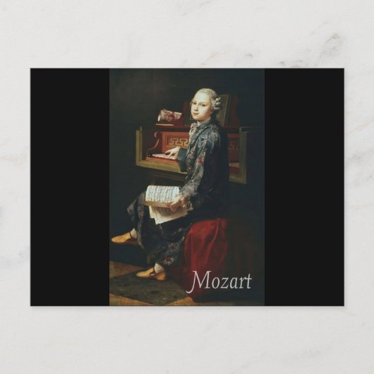 Mozart Briefkaart (Voorkant)