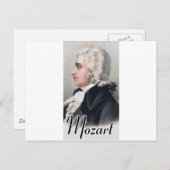 Mozart Briefkaart (Voorkant / Achterkant)