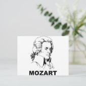 Mozart Briefkaart (Staand voorkant)