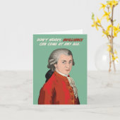 Mozart Brilliance komt elke zondag. Kaart (Gele Bloem)