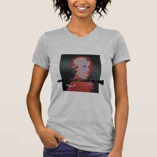 Mozart/Clarinet T-shirt (Voorkant)