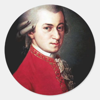 Mozart Classic Ronde Sticker