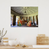 Mozart die klavecimbel speelt poster (Keuken)