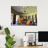 Mozart die klavecimbel speelt poster (Thuiskantoor)