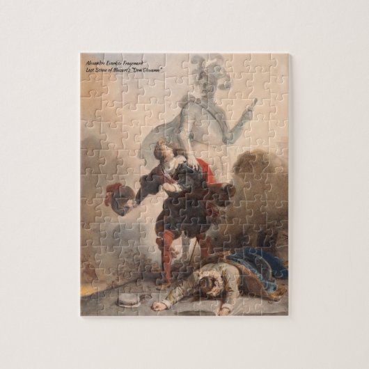 Mozart Don Giovanni Opera  Illustratie Legpuzzel (Verticaal)