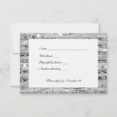 Mozart en Pearls rsvp met enveloppen (Voorkant)