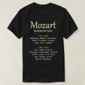 Mozart European Tour Merchandise Classic T-Shirt (Design voorkant)