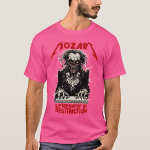Mozart Funny Heavy-Metal Shirten Klassieke Muziek T-shirt