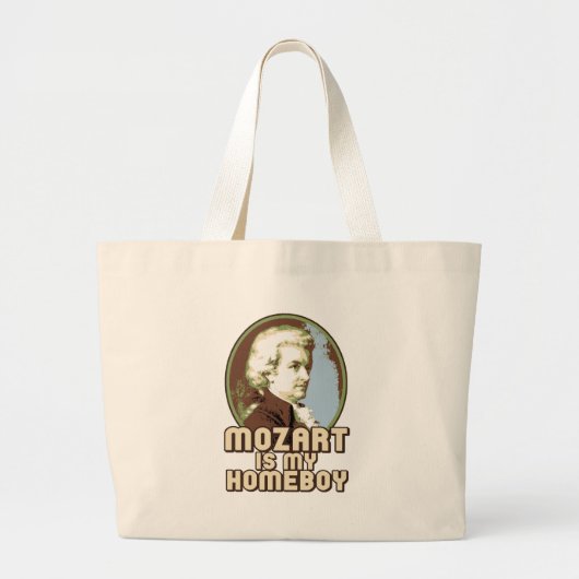 Mozart Grote Tote Bag (Voorkant)