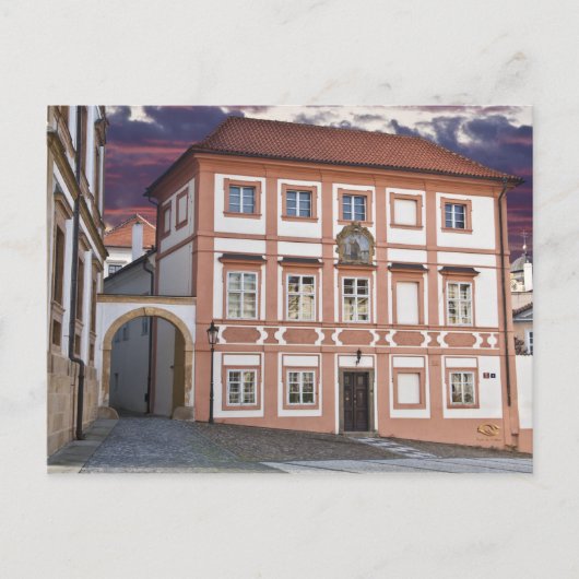 Mozart Huis Praag Briefkaart (Voorkant)