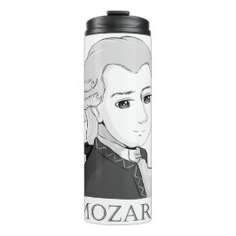 Mozart im Chibi Style Thermosbeker