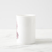 Mozart in de Roze Porselein Kop (Voorkant)