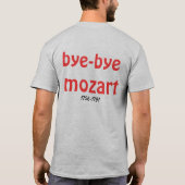 mozart , is god t-shirt (Achterkant)