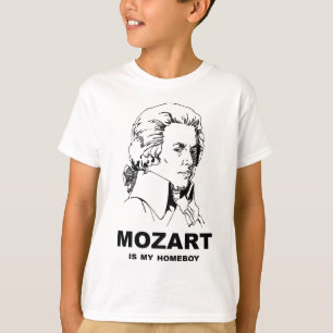 Mozart is mijn homeboy t-shirt