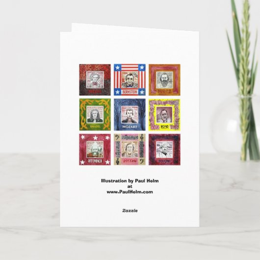 MOZART-kaart Kaart (Achterkant)