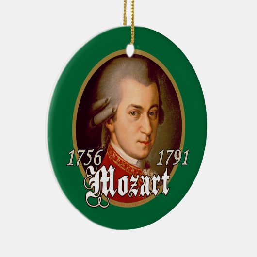 Mozart Keramisch Ornament (Rechts)
