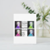 Mozart Lovers Gifts Briefkaart (Staand voorkant)