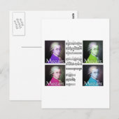Mozart Lovers Gifts Briefkaart (Voorkant / Achterkant)