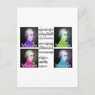 Mozart Lovers Gifts Briefkaart